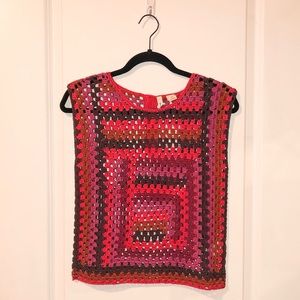 Anthropologie Roches crocheted tank